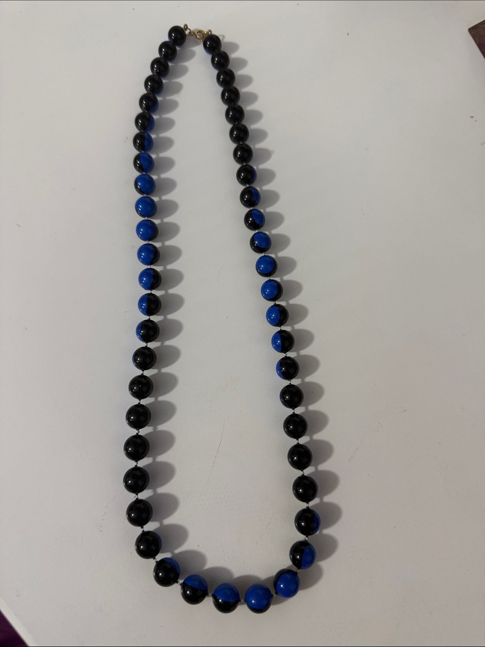 Classic Black and Blue Beaded Necklace - Women Jewelry